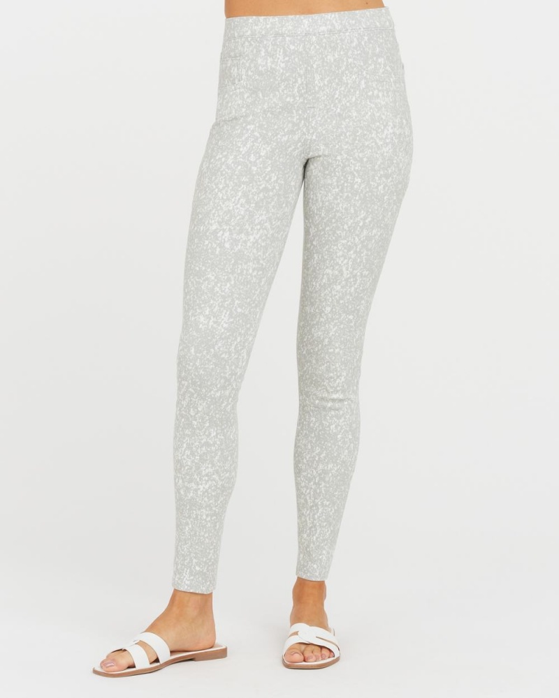 Spanx Jean-ish® Ankle Leggings Grey | CMHYZAT-35