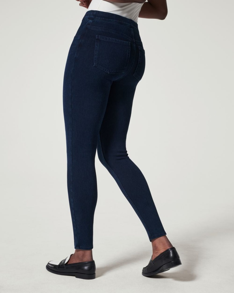 Spanx Jean-ish® Ankle Leggings Navy | JCDRNAH-28