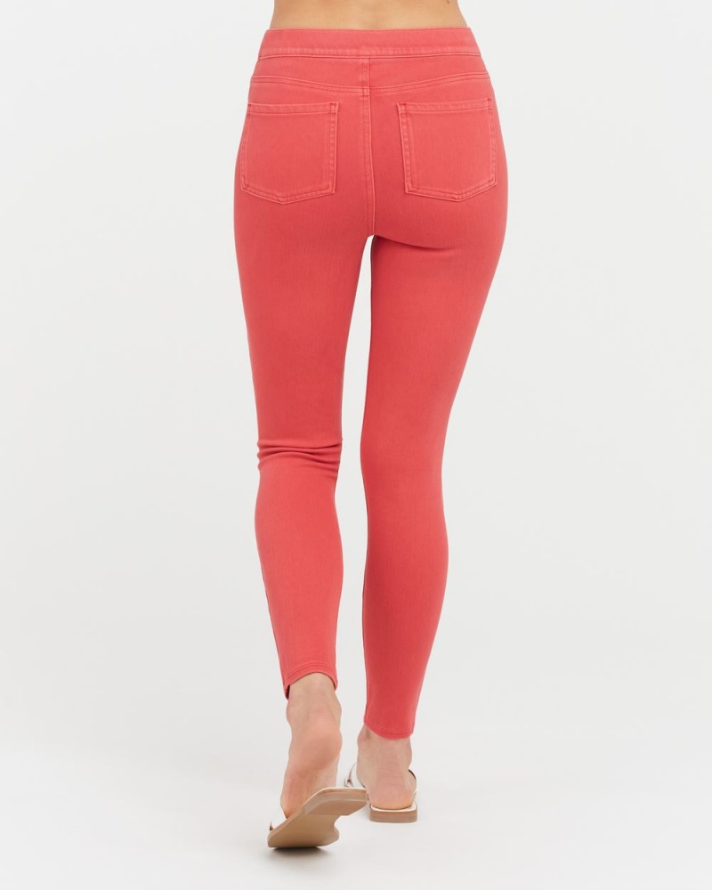 Spanx Jean-ish® Ankle Leggings Red | XYPLWOF-96