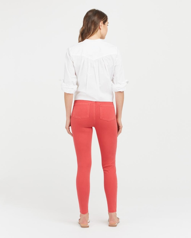 Spanx Jean-ish® Ankle Leggings Red | XYPLWOF-96