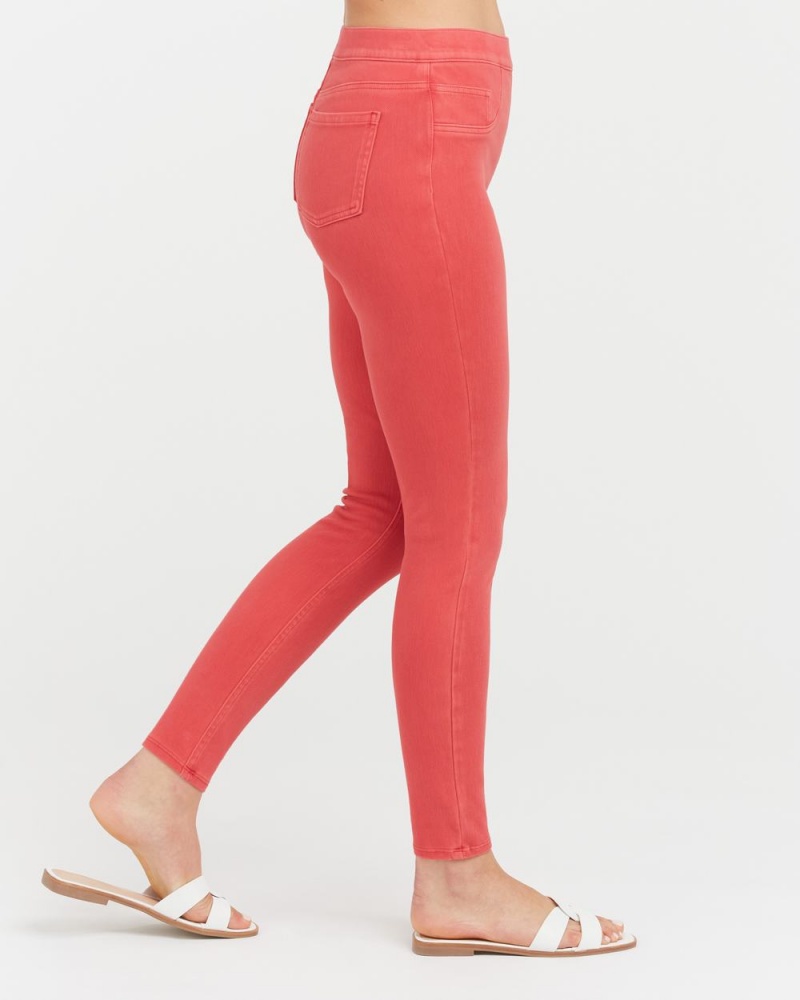 Spanx Jean-ish® Ankle Leggings Red | XYPLWOF-96