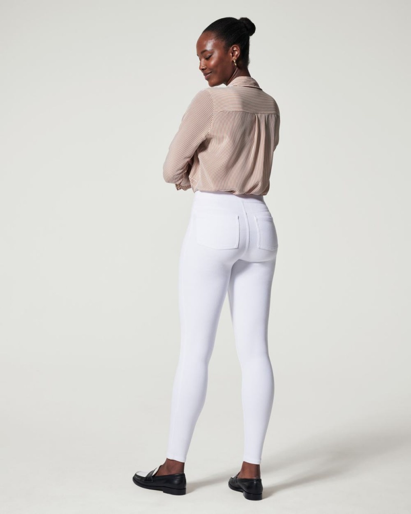 Spanx Jean-ish® Ankle Leggings White | YKZJLND-51