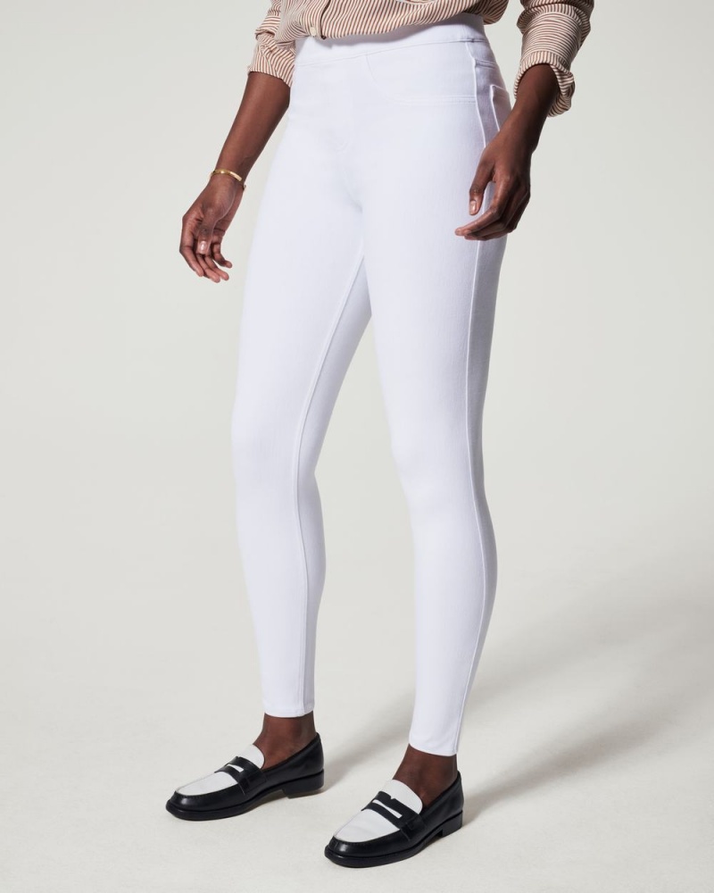 Spanx Jean-ish® Ankle Leggings White | YKZJLND-51