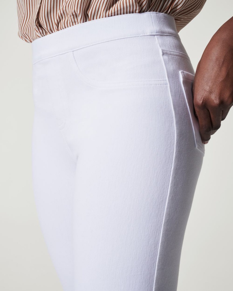 Spanx Jean-ish® Ankle Leggings White | YKZJLND-51