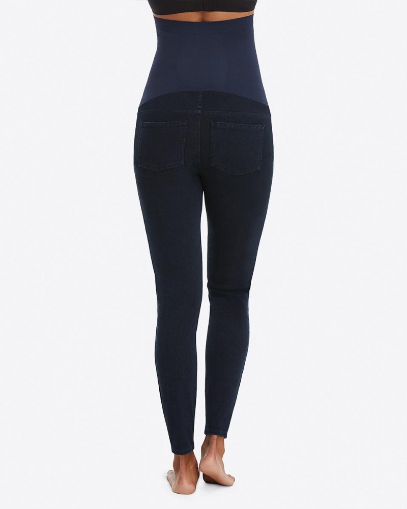 Spanx Mama Ankle Jean-ish® Leggings Navy | GIFUKCA-43