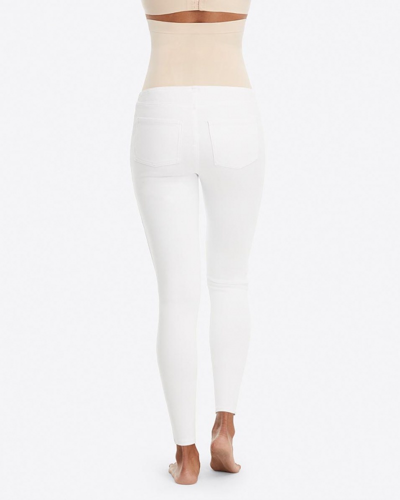 Spanx Mama Ankle Jean-ish® Leggings White | QSCILOR-26