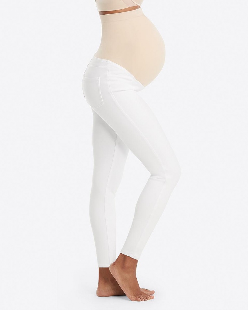 Spanx Mama Ankle Jean-ish® Leggings White | QSCILOR-26