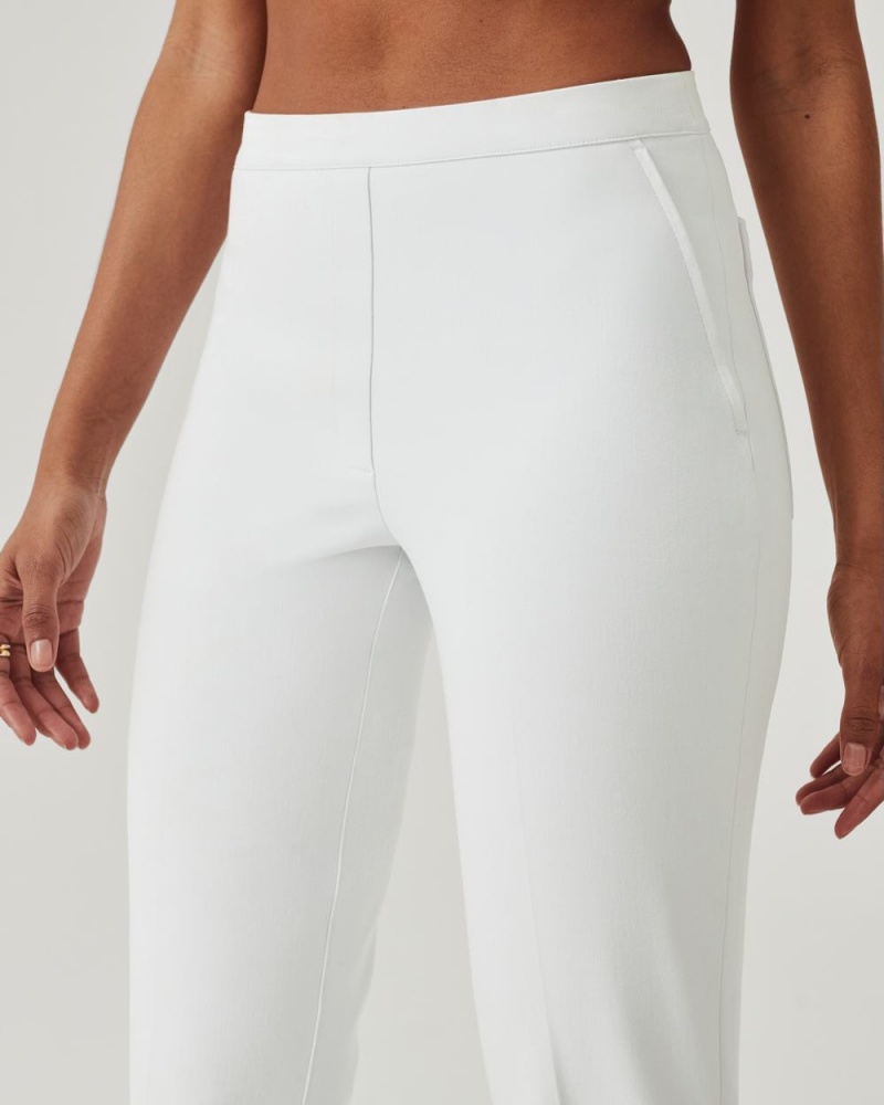 Spanx On-the-Go Ankle Slim Straight Pant with Ultimate Opacity Technology White | WRIVADY-68