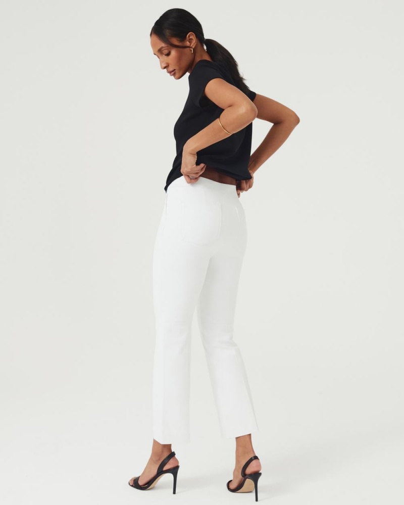 Spanx On-the-Go Kick Flare Pant with Ultimate Opacity Technology White | PKNZLRJ-40