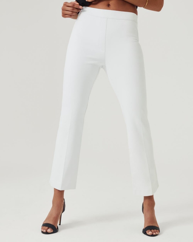 Spanx On-the-Go Kick Flare Pant with Ultimate Opacity Technology White | PKNZLRJ-40