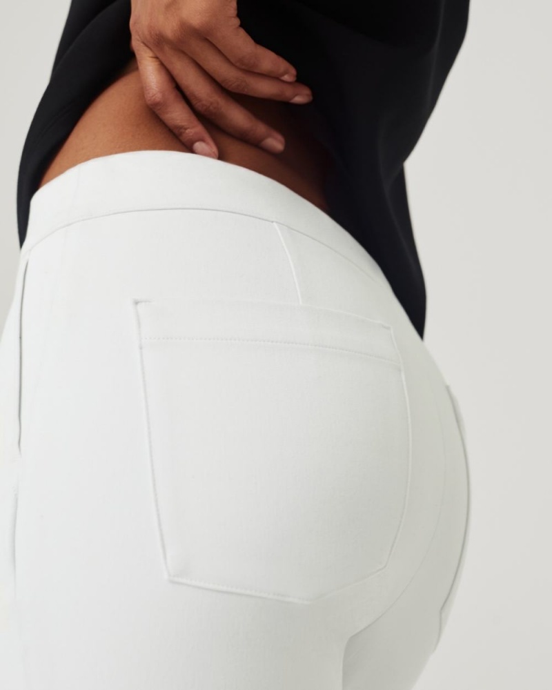 Spanx On-the-Go Kick Flare Pant with Ultimate Opacity Technology White | PKNZLRJ-40