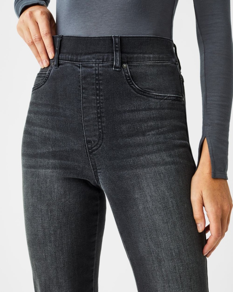 Spanx Straight Leg Jeans Black | KZBLWSJ-15