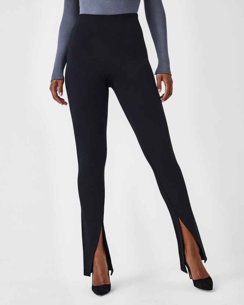 Spanx The Perfect Front Slit Skinny Black | BJTFOZU-75