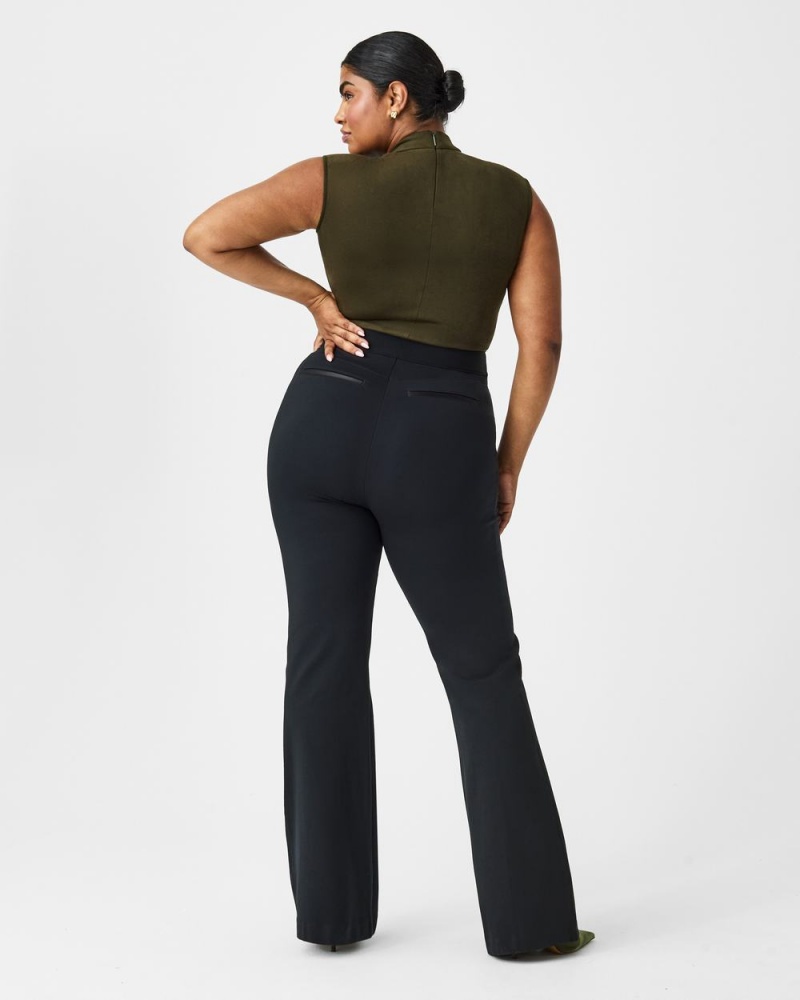 Spanx The Perfect Pant, Hi-Rise Flare Black | XMPJHYO-35