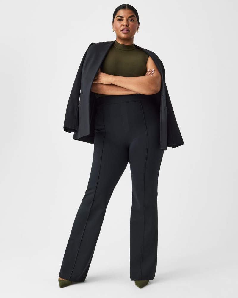 Spanx The Perfect Pant, Hi-Rise Flare Black | XMPJHYO-35