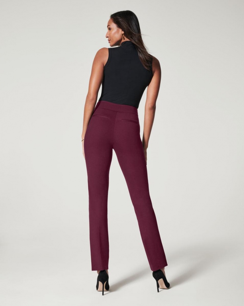 Spanx The Perfect Pant, Slim Straight Fuchsia | ASGEHLF-47