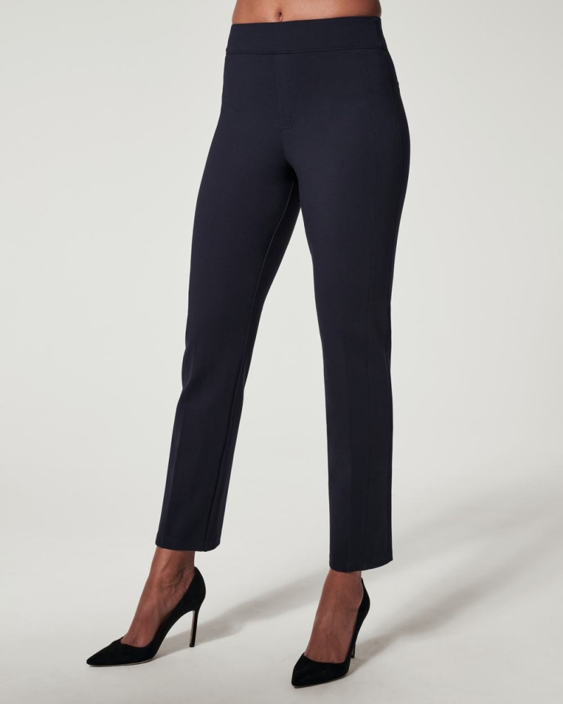 Spanx The Perfect Pant, Slim Straight Navy | HWZXYDS-41