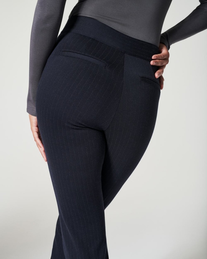 Spanx The Perfect Pant, Slim Straight Navy / Grey | SIYZMDB-54