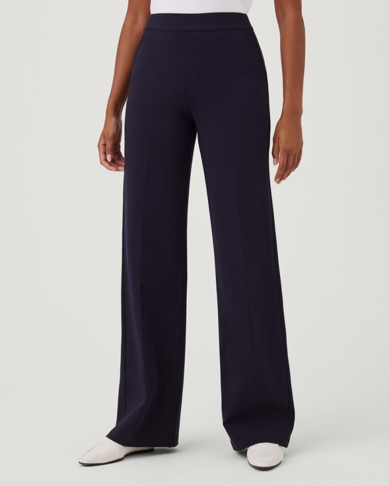 Spanx The Perfect Pant, Wide Leg Navy | BRMIGXJ-30