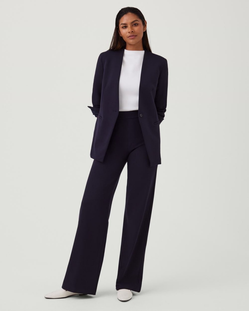 Spanx The Perfect Pant, Wide Leg Navy | BRMIGXJ-30