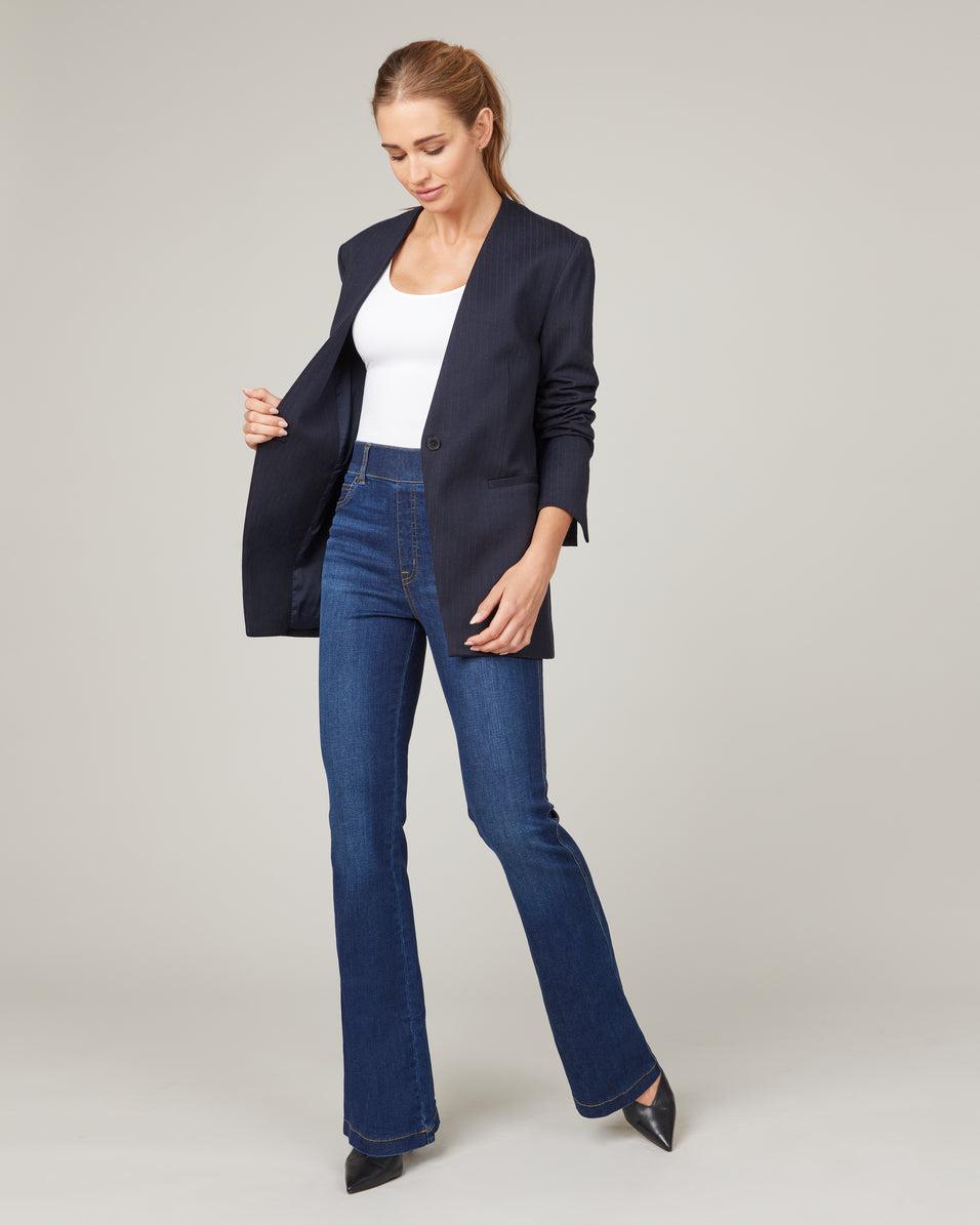 Spanx The Perfect Oversized Blazer Navy / Grey | WFMXVDE-75