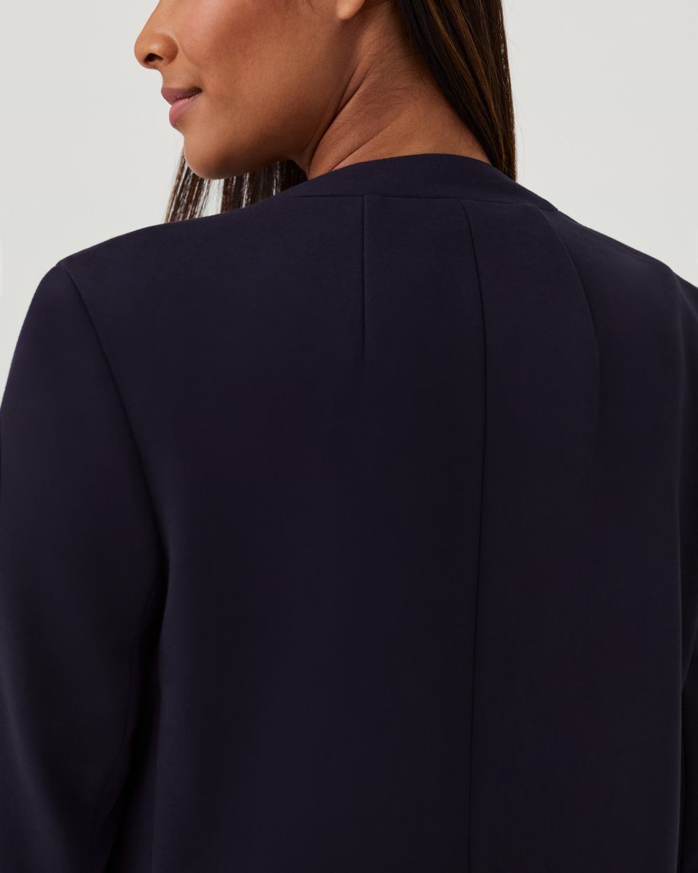 Spanx The Perfect Oversized Blazer Navy | QYKAVGP-69