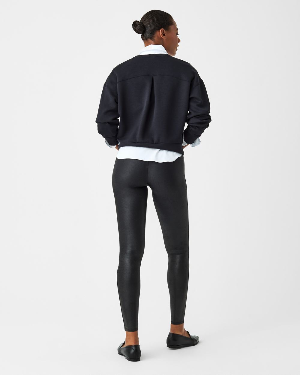 Spanx AirEssentials Crew Black | GYQSIMD-69