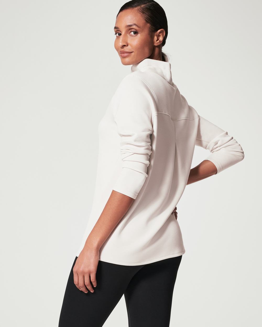 Spanx AirEssentials ‘Got-Ya-Covered’ Pullover Light Grey | GPDKYOM-98