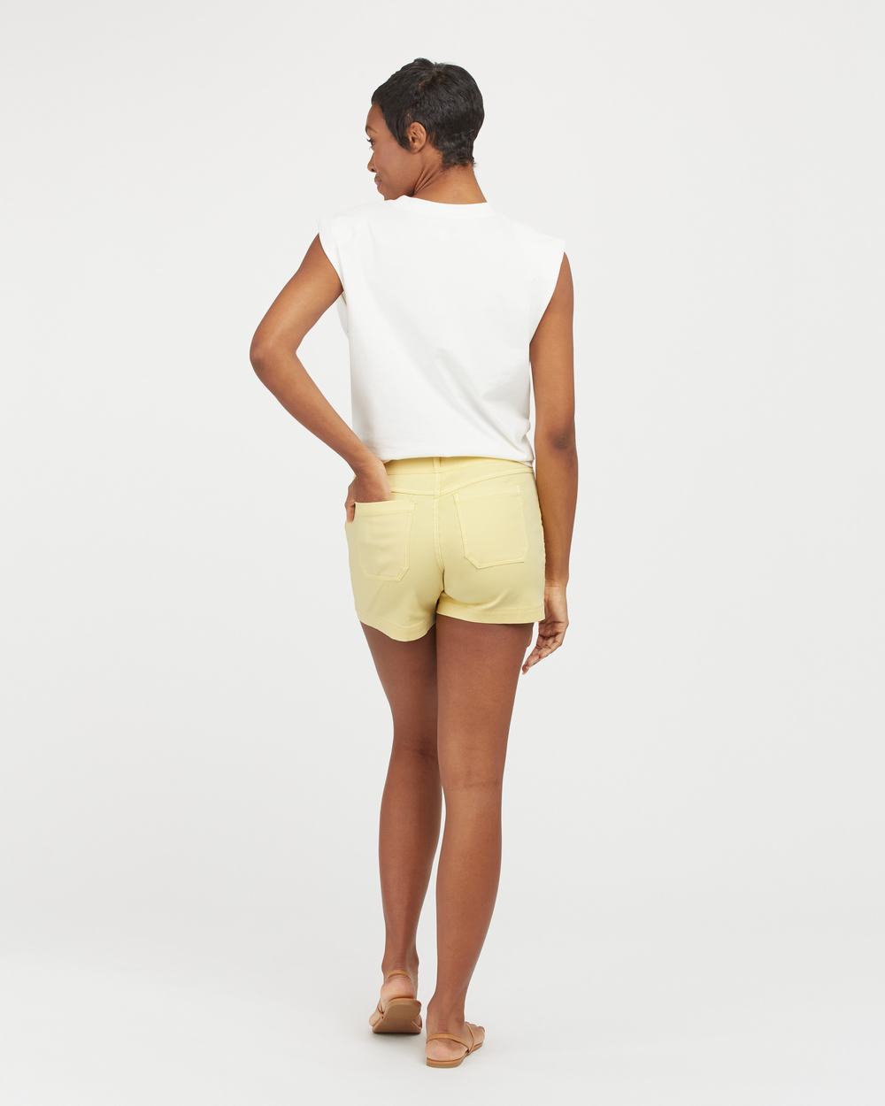 Spanx Stretch Twill Shorts, 4