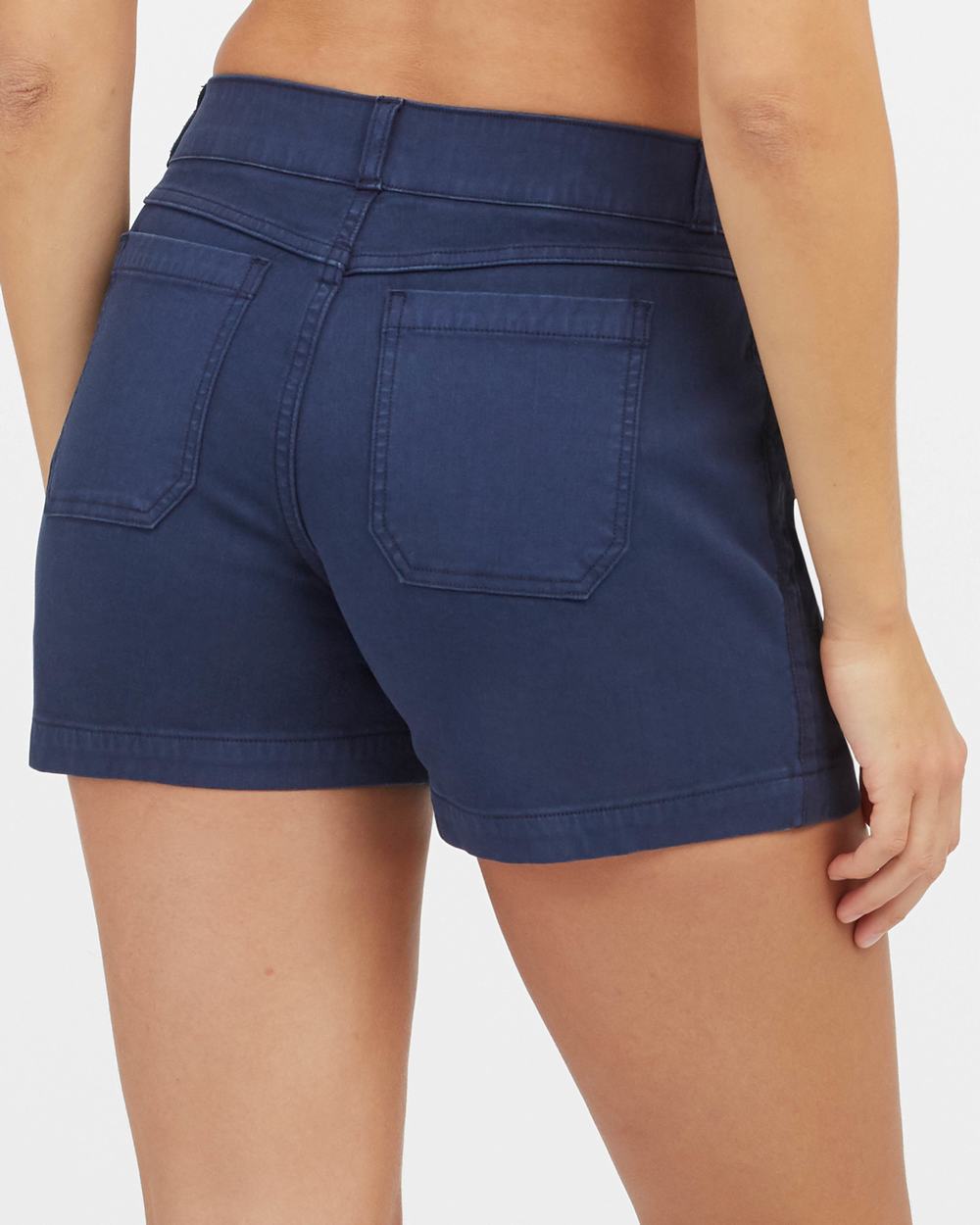 Spanx Stretch Twill Shorts, 4