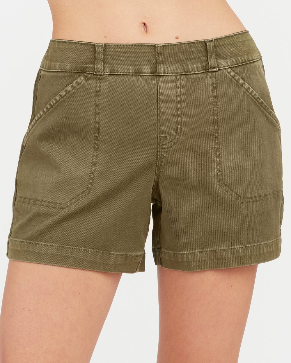 Spanx Stretch Twill Shorts, 4