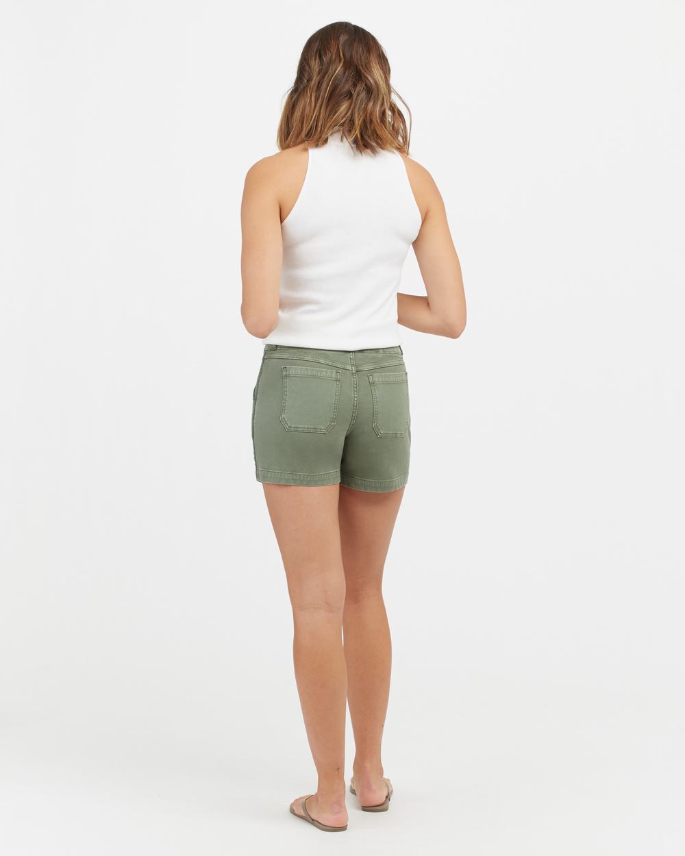 Spanx Stretch Twill Shorts, 4