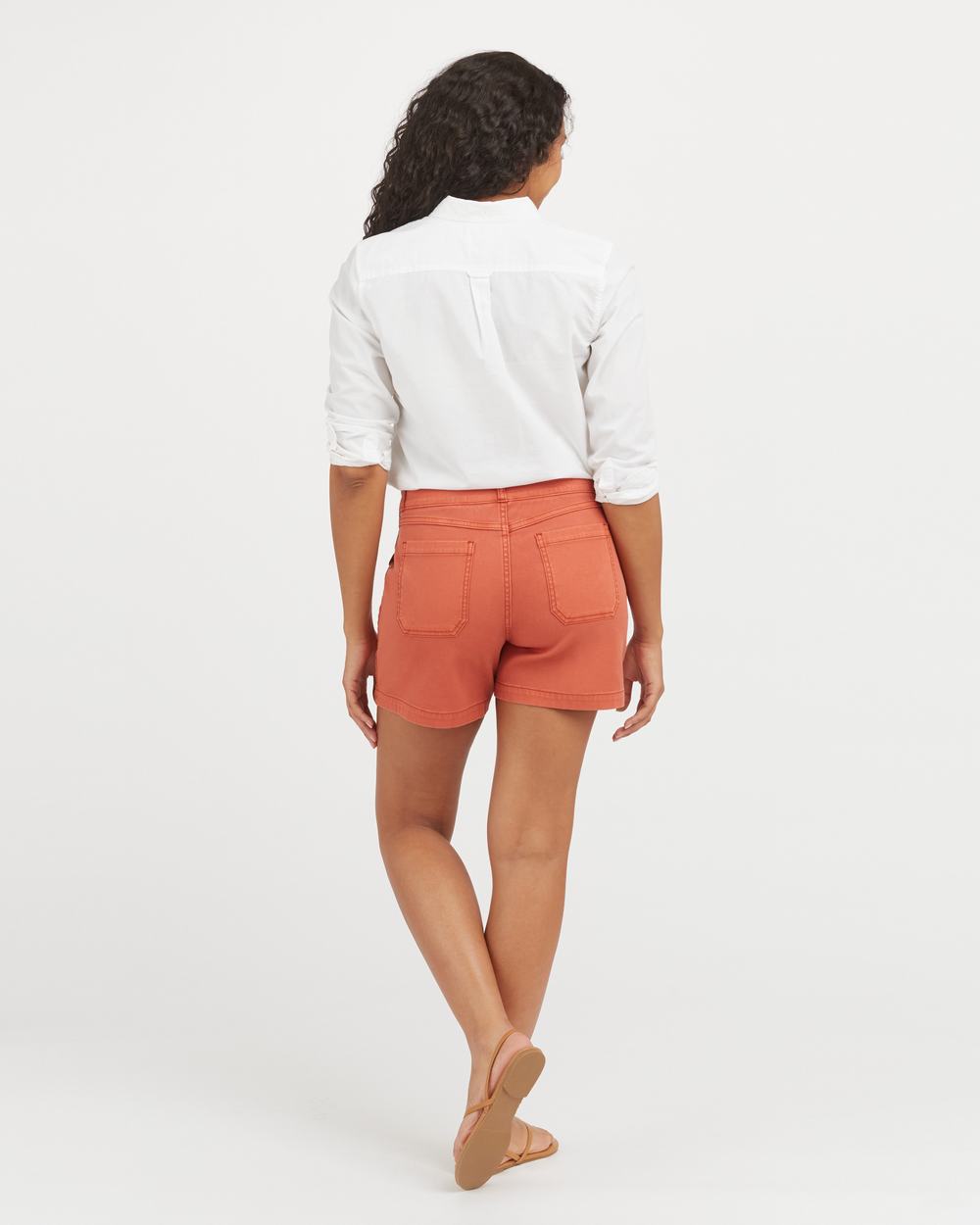 Spanx Stretch Twill Shorts, 6