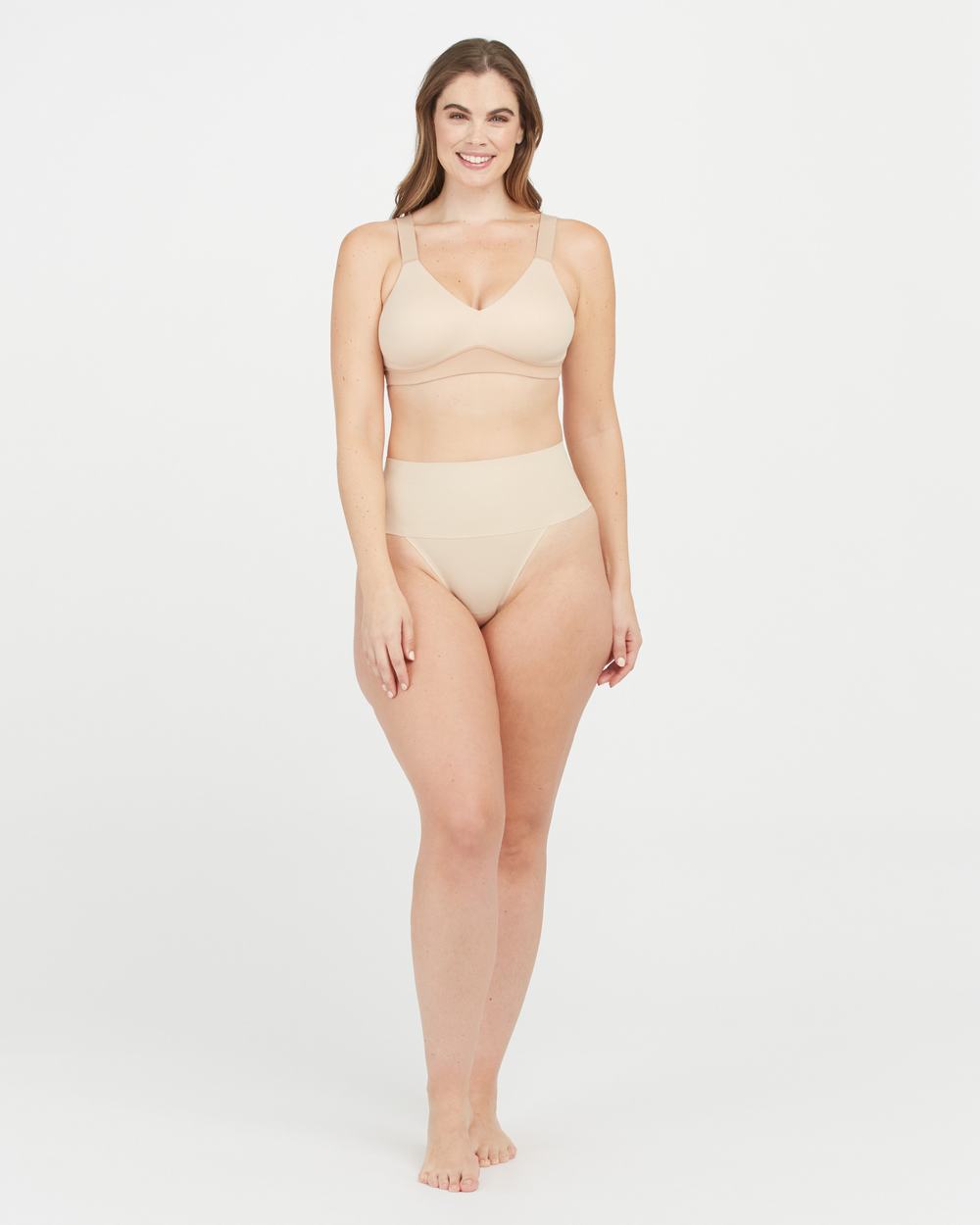 Spanx Bra-llelujah!® Unlined Bralette Beige | TKAVOPR-31