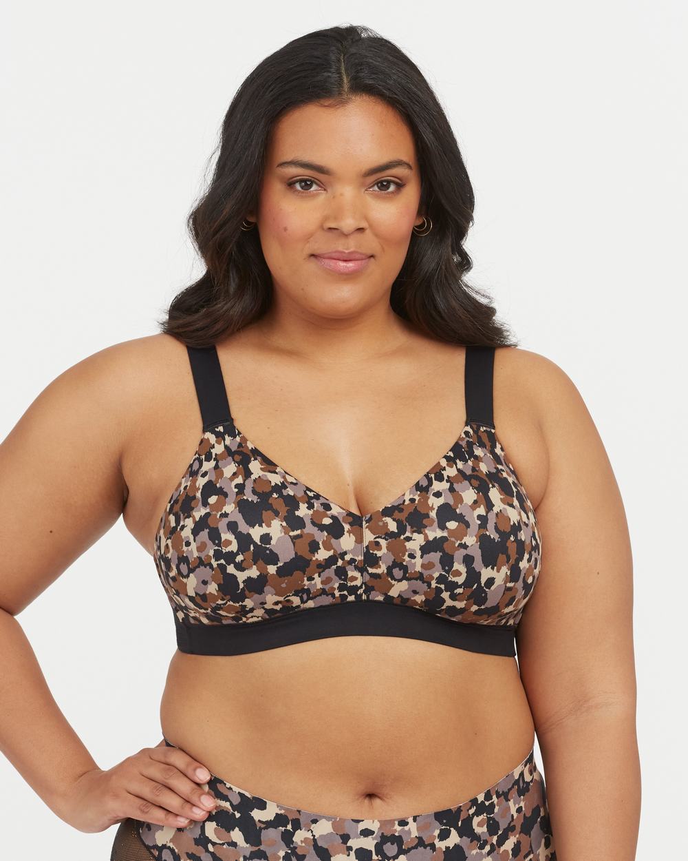 Spanx Bra-llelujah!® Lightly Lined Bralette Brushed Collage Neutral Mini | ZPCITWN-02