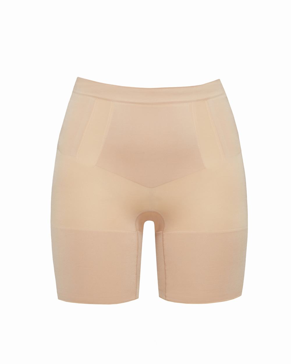 Spanx OnCore Mid-Thigh Short Beige | NWCLFBU-45