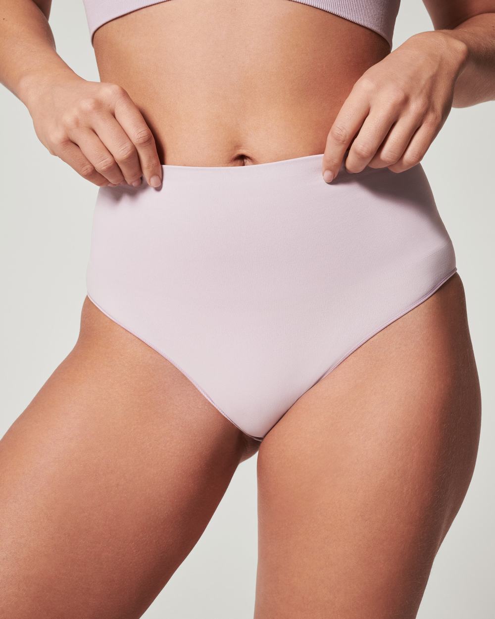 Spanx EcoCare Seamless Shaping Brief Light Purple | EZKDOXQ-48