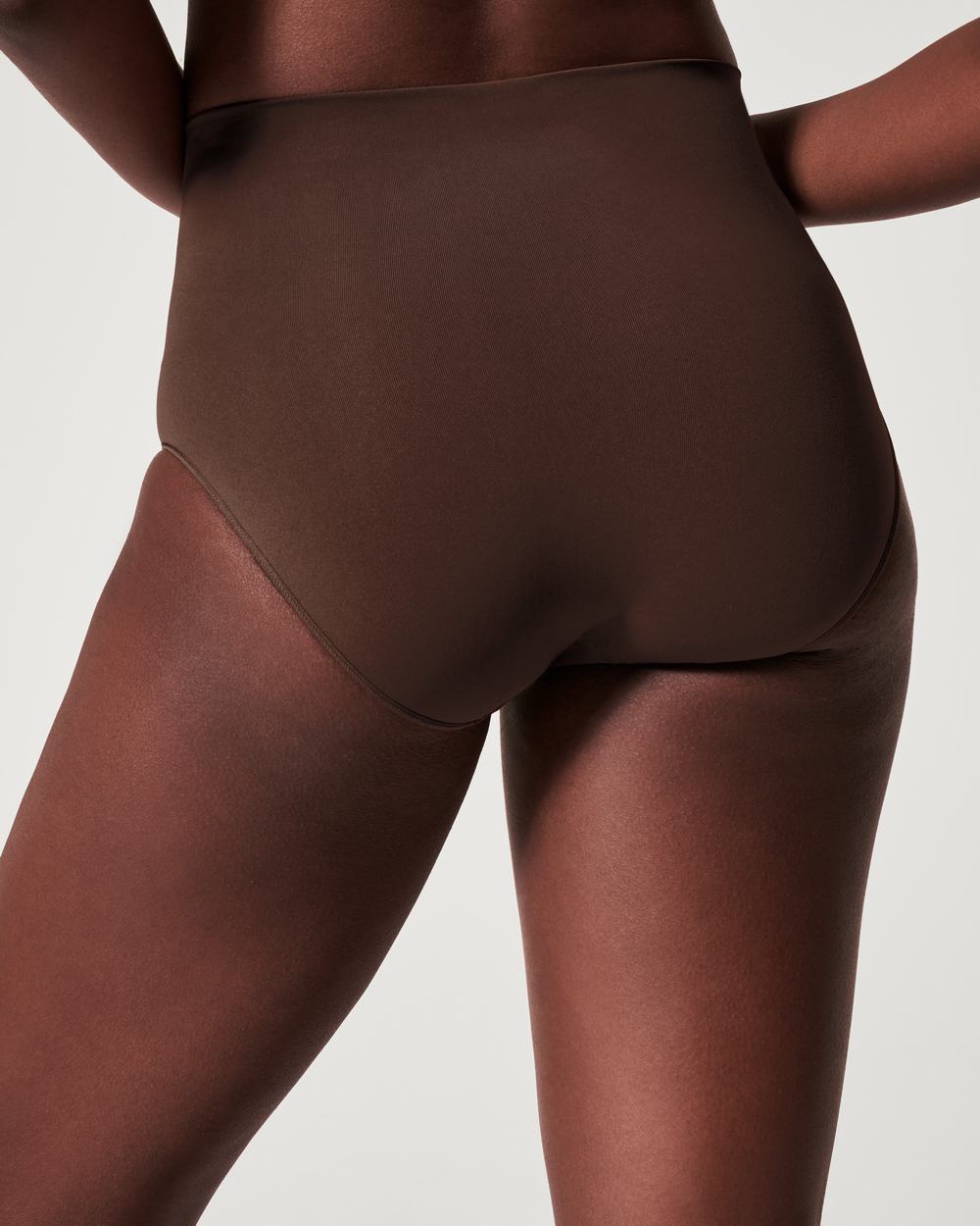 Spanx EcoCare Seamless Shaping Brief Brown | RKFBYAN-54