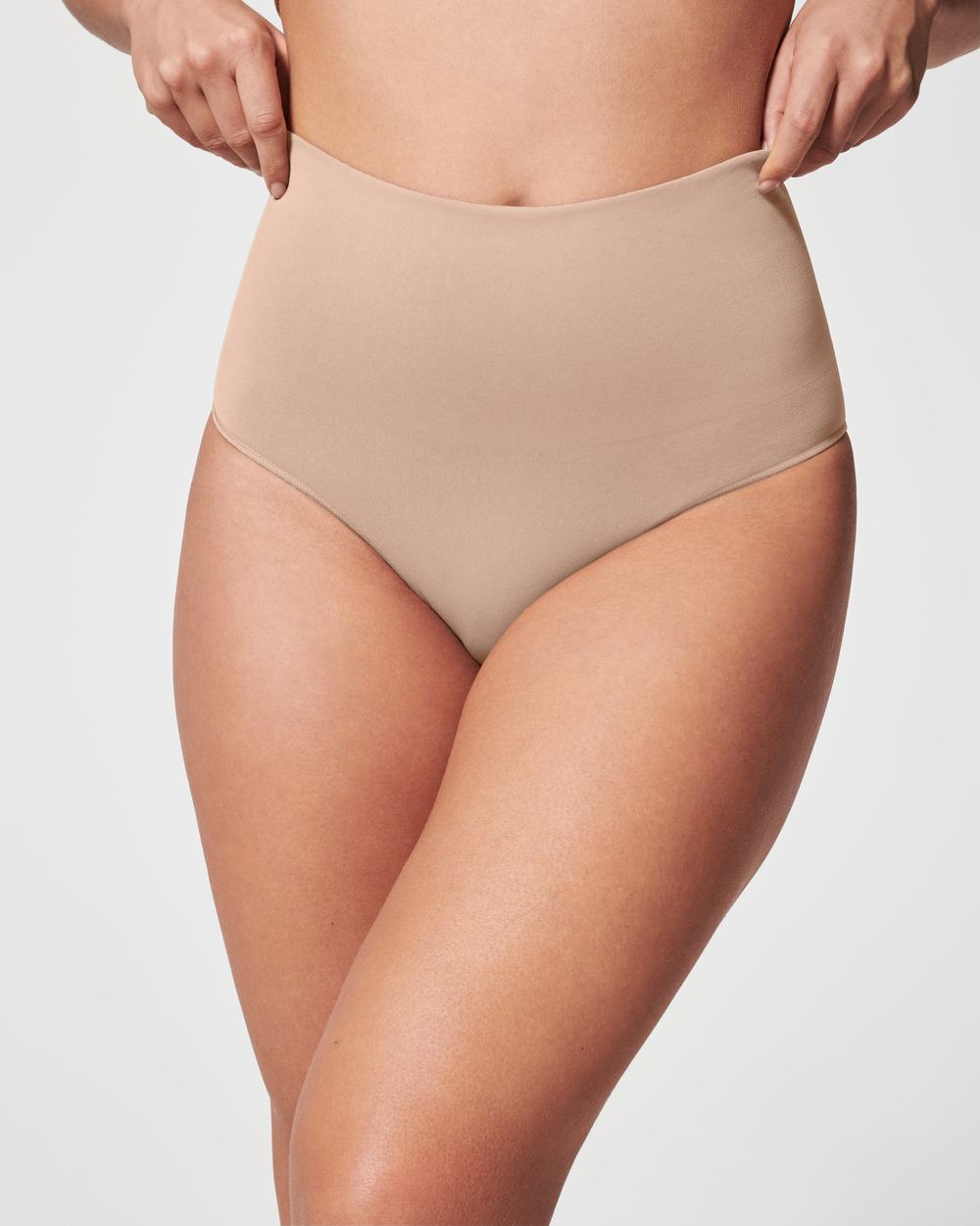 Spanx EcoCare Seamless Shaping Brief Beige | MHCQRFL-93