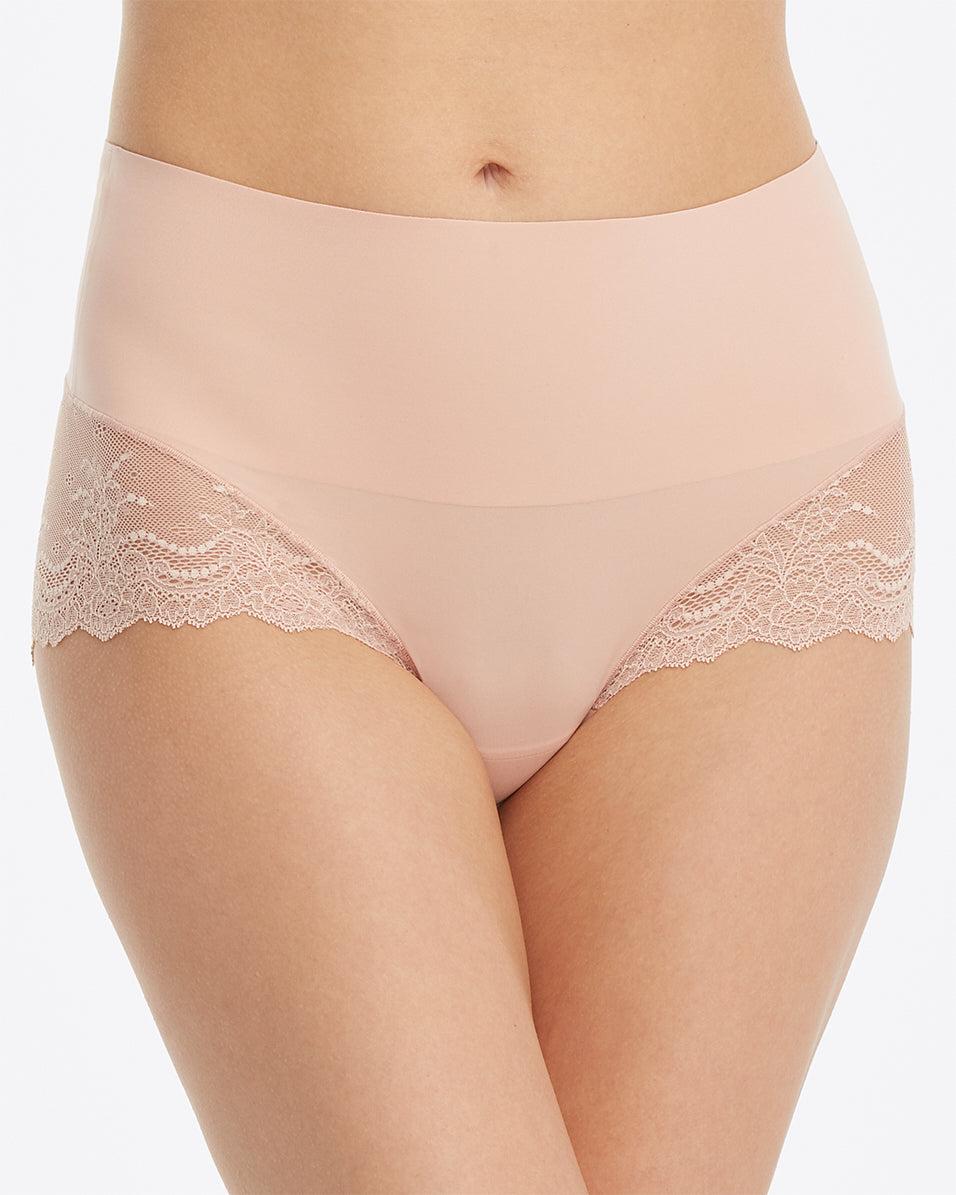 Spanx Undie-tectable® Lace Hi-Hipster Panty Rose | JKQSPAZ-23