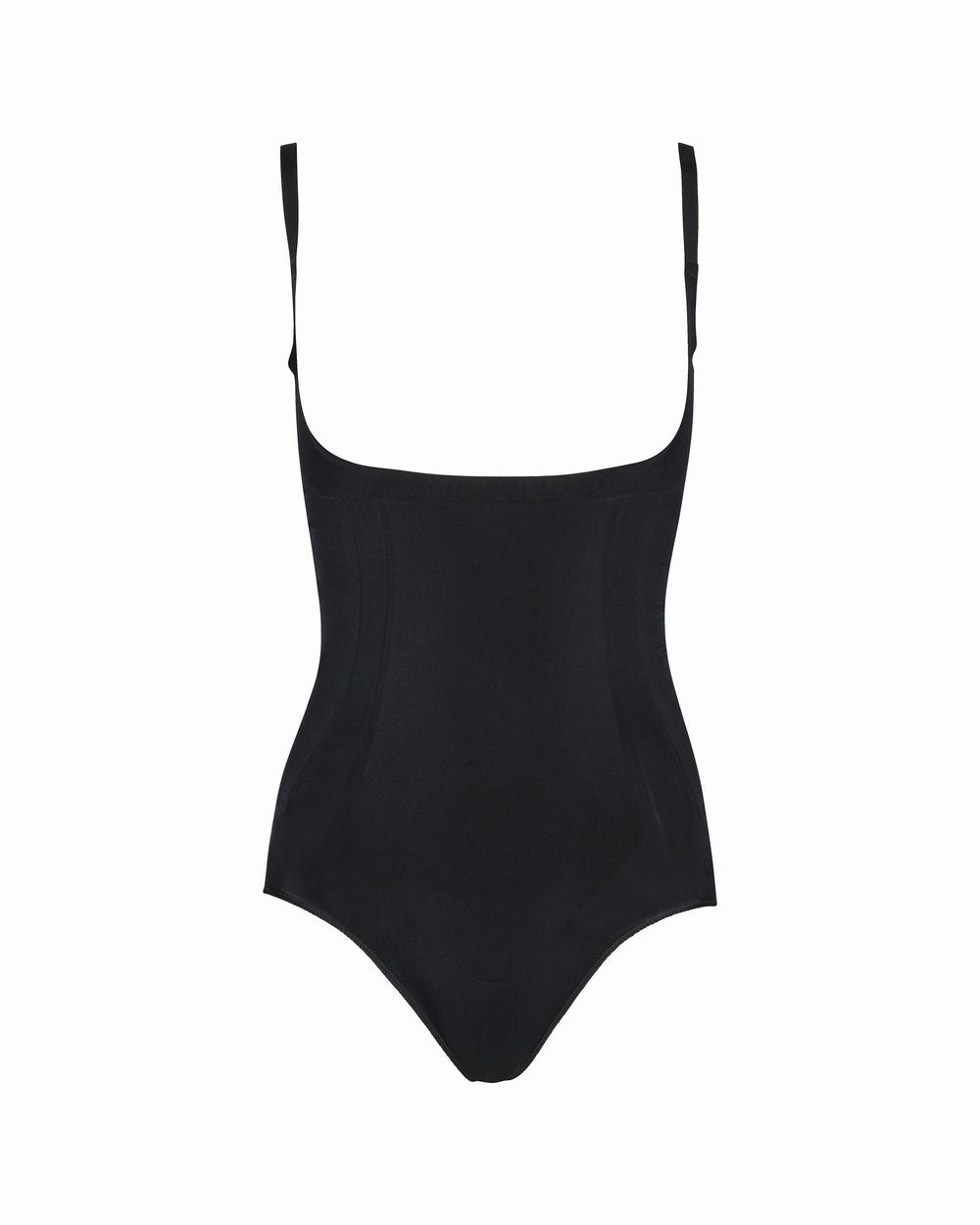 Spanx OnCore Open-Bust Panty Bodysuit Black | ELGHFOT-09