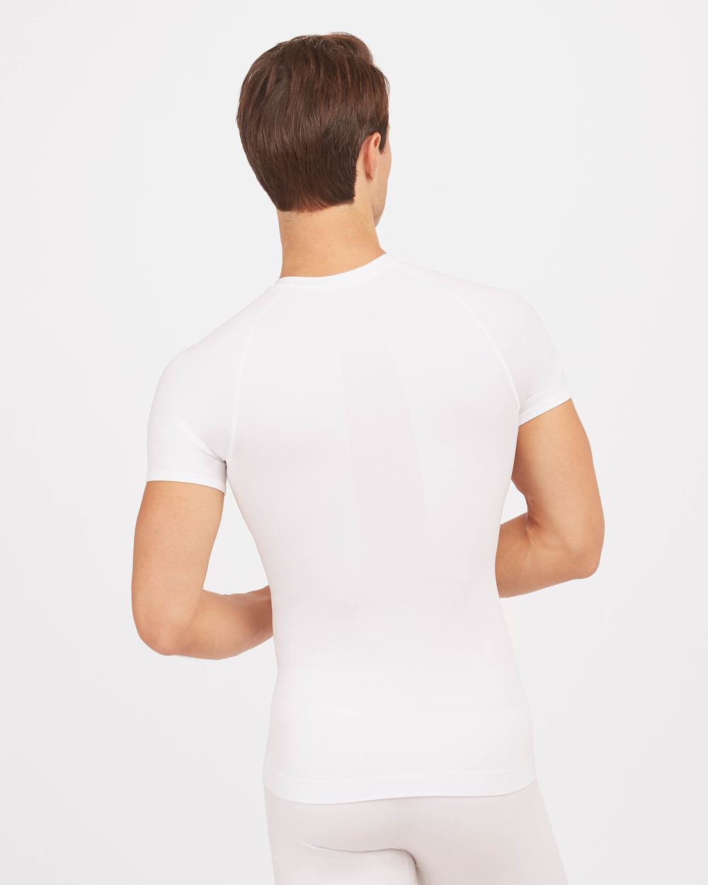 Spanx Ultra Sculpt Seamless Crew Neck White | LFEMODG-73