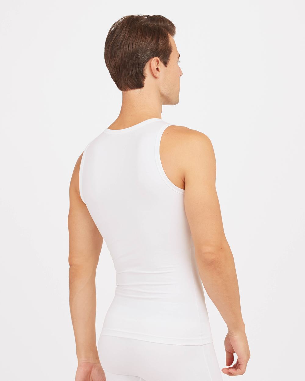 Spanx Sculpt Cotton Tank White | RTMSVUJ-13